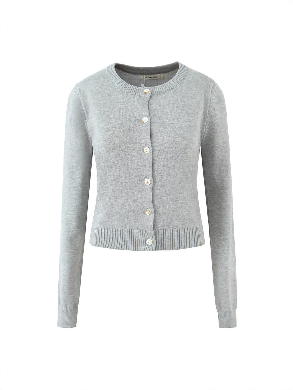 Gray Knit Top