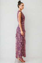 Phaedra Round Neck Sleeveless Maxi Dress