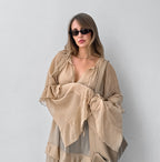 Ronnie Sheer Dress Khaki