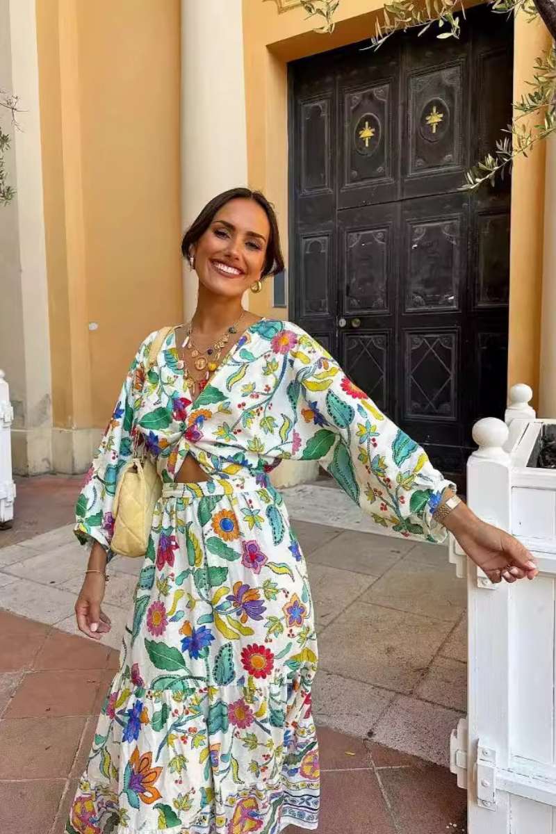 Katia Effortless Lantern Sleeve Dress Chic Silhouette Collection