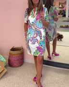 April Boutique Colorful Patterned Summer Dress Collection