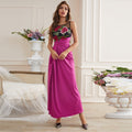 Elegant Party Applique High Waist Dress