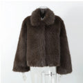 Eman Plush Faux Fur Jacket