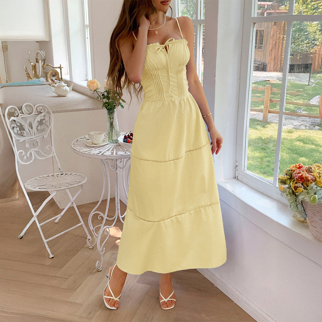Casual Vacation Sling Advanced Maxi Dress Women Clothing Spring Summer