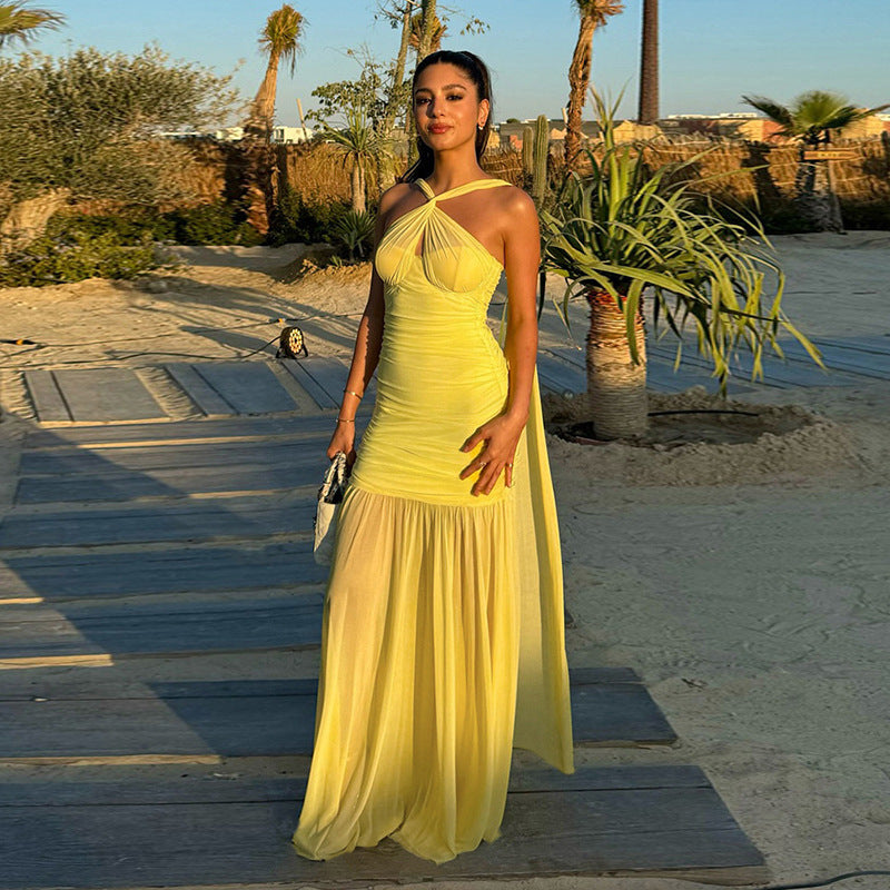 Canaria Maxi Dress Yellow