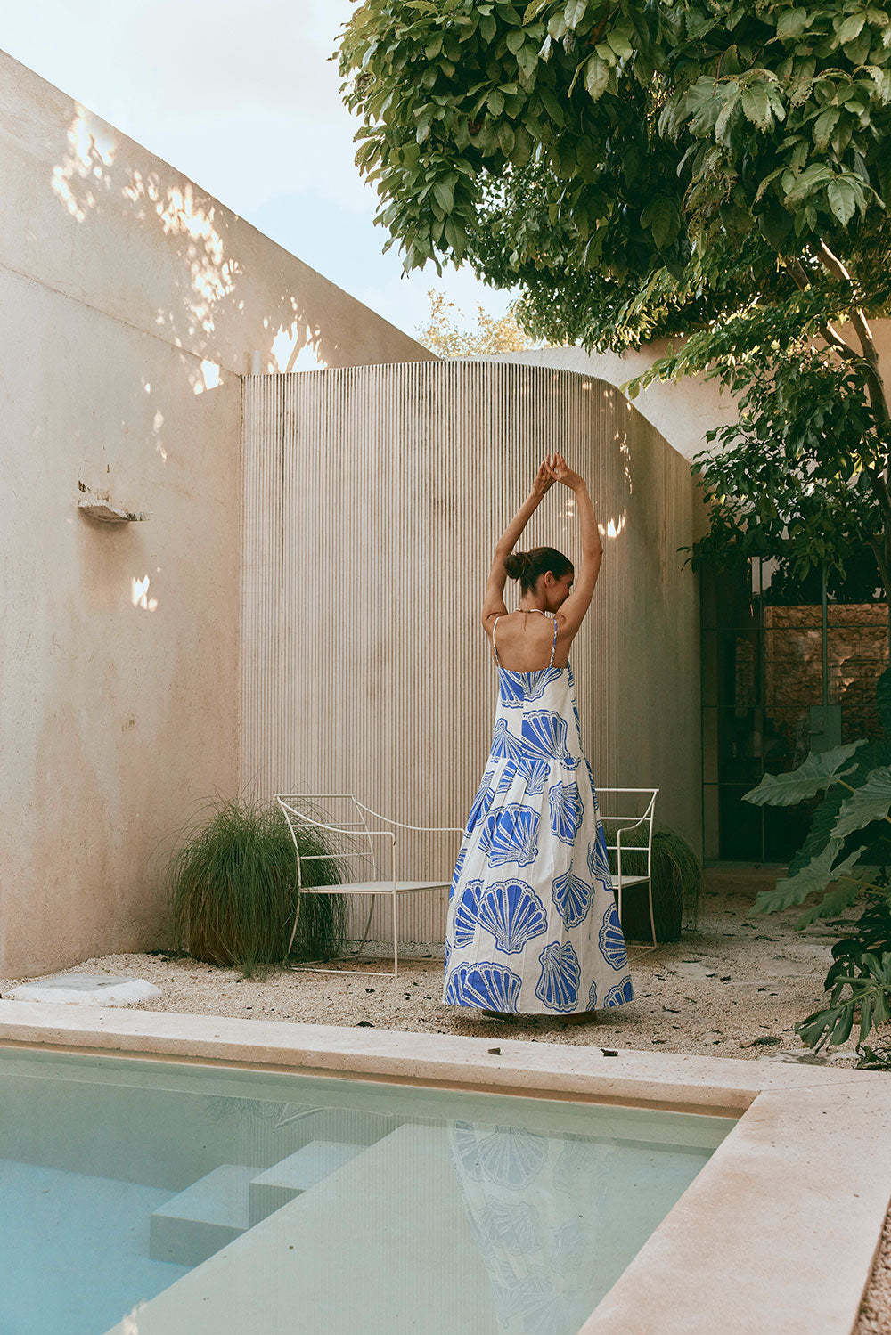 Marino Maxi Dress Blue