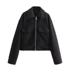Jesse Wool Zip Jacket