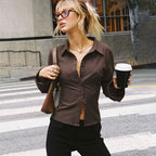 Juliett Striped Button-Up Shirt