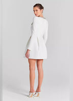 Embellished Square Neck Mini Dress