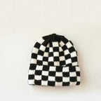 Checkered Knit Hat
