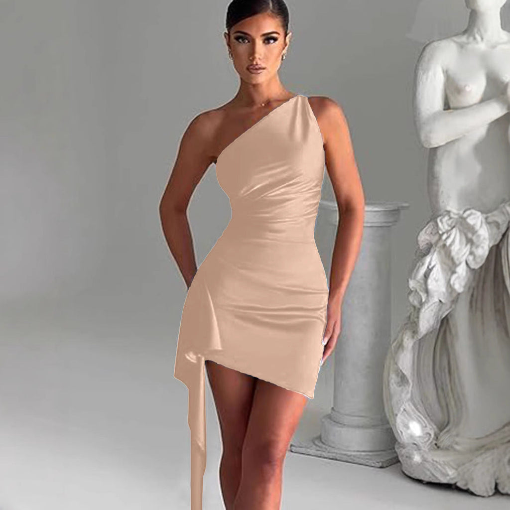 María Exclusive José Women's Evening Dress in Asymmetric Style By Wear Edit