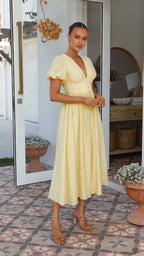 Lyara Midi Dress Yellow