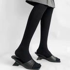 Analee Diamond Patterned Tights