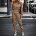 Casual Soft Comfortable Relaxed Cozy Simple Classic LongSleeve Suit