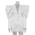 Lamb Leg Sleeve French Dress Niche Design Collared Short Elegant Dress
