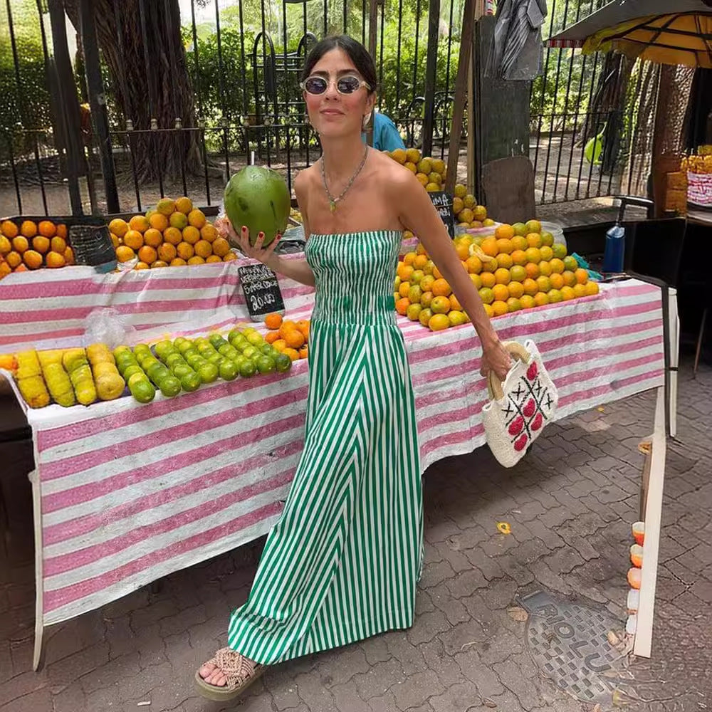 Damaris Midi Dress Green