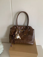 Ripley Briefcase Faux Leather Bag