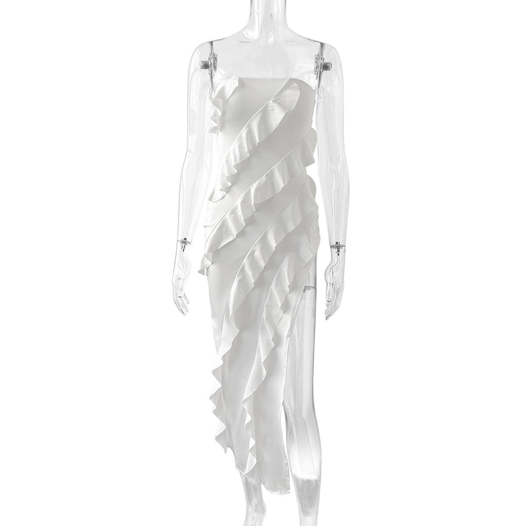 Azrim Maxi Dress White