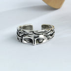 Venus Half Face Mask Unisex Open Knuckle Ring