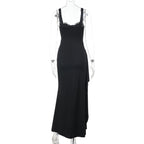 Irish Slit Dress Black
