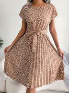 Clara Statement Dress Pleats Premium Wardrobe Essential