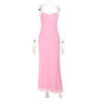 Cullen Midi Dress Pink