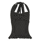 Alaura Polka Dot Halter Top