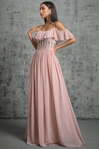 Kendra Lace Strapless Backless Maxi Dress
