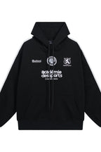 American retro embroidery pure cotton Hoodie