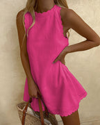 Euqueria Simple and Stylish Summer Dress for Women Romantic Soft Style