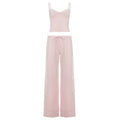 Asma Pink Knitted Lounge Set