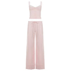 Asma Pink Knitted Lounge Set