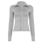 Nayelis Buttoned Polo Top