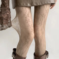 Kaleyah Sheer Lace Print Tights