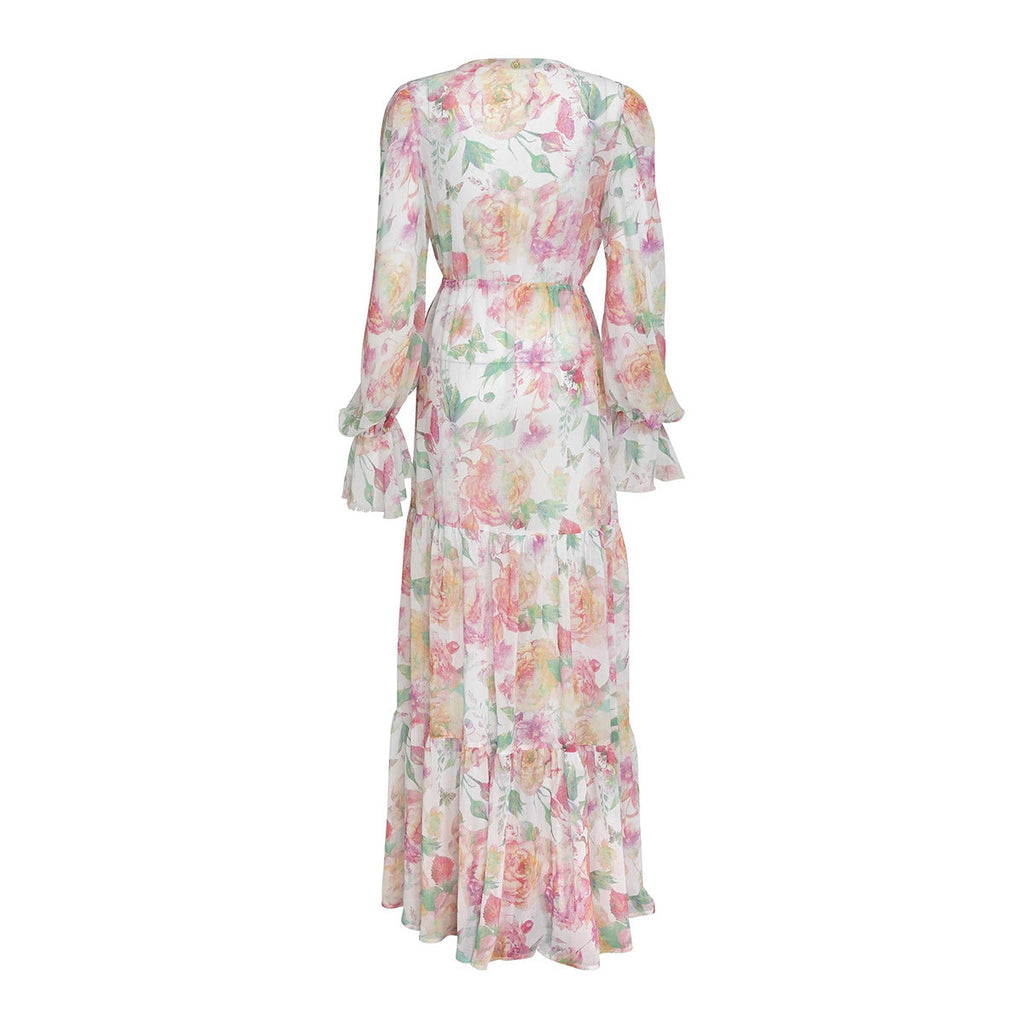 Hattie Pastel Floral String Bikini & Cover-Up Set