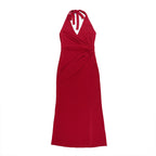 Ritter Slit Dress Red