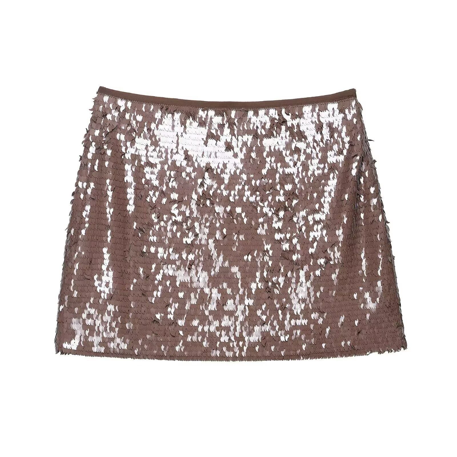 Kathia Sequin Mini Skirt