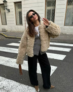 Joslyn Retro Teddy Wool Jacket