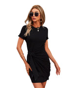 My Honey Tie Dress Black