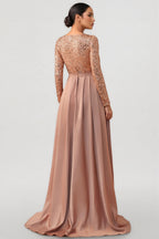 Madison Sequined Long Sleeve Maxi Dress