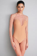 Davina Mesh Pearl Jumpsuit Two Piece Sets