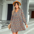 Rainstone Floral Ruffle Tie Dress FINAL