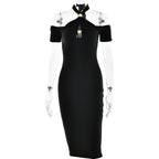 Mella Midi Dress Black