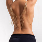 Sexy Metal Chain Tassel Back Body Chain