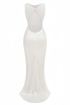 Jabez Fishbone Backless Maxi Dress