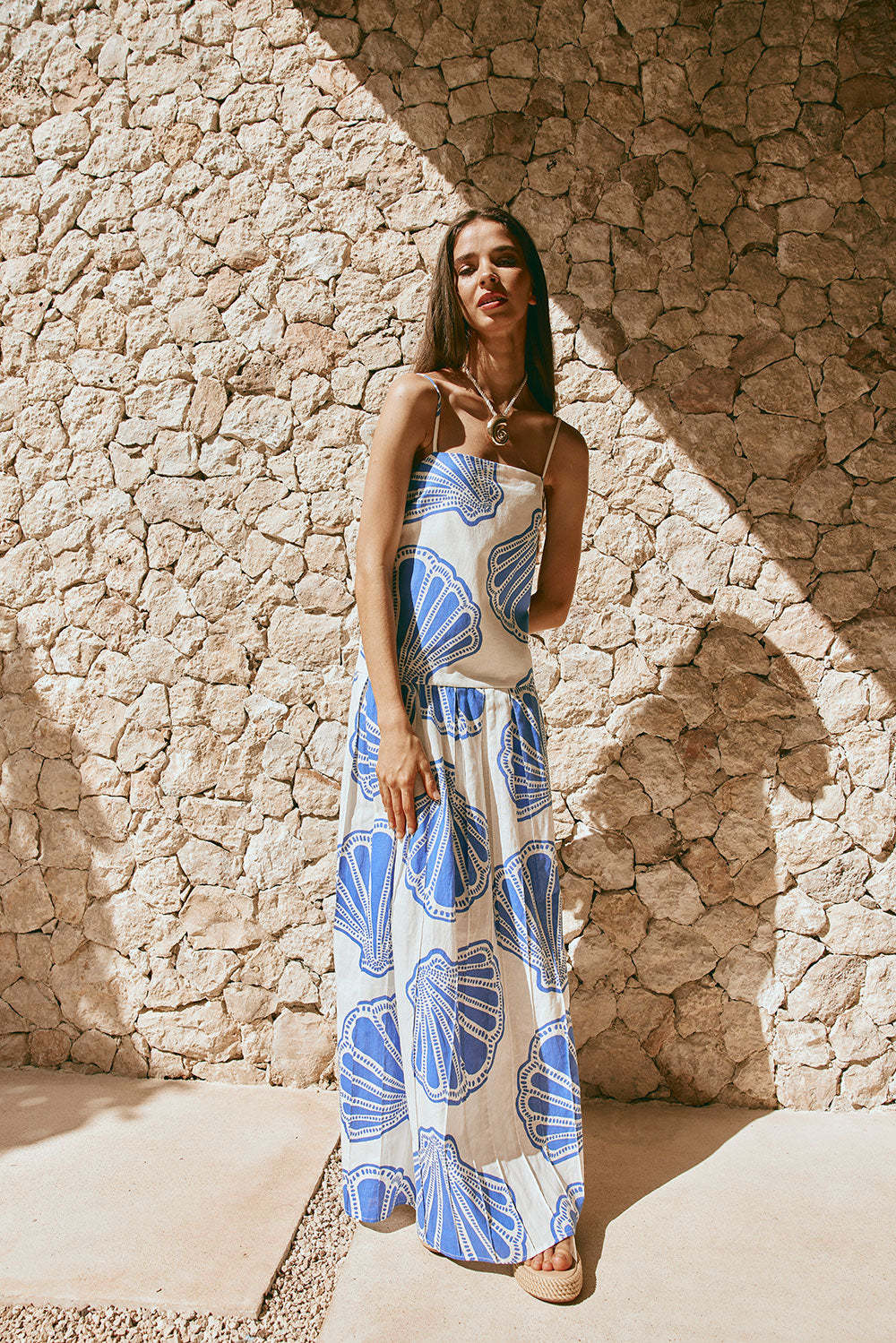 Marino Maxi Dress Blue
