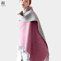 Heavyweight Thickened Purewool Autumn Winter Doublesided Scarf