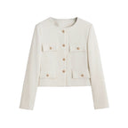 Sunday Bouclé Button Coat