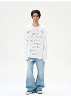 Light Wash Mid-Rise Wide-Leg Jeans