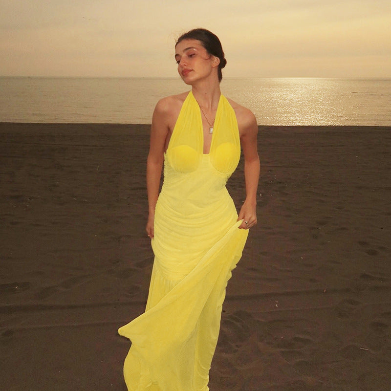 Canaria Maxi Dress Yellow